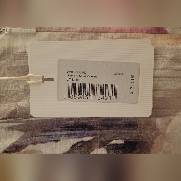 Fleurz Linen Mini Dress - Picture 6 of 9